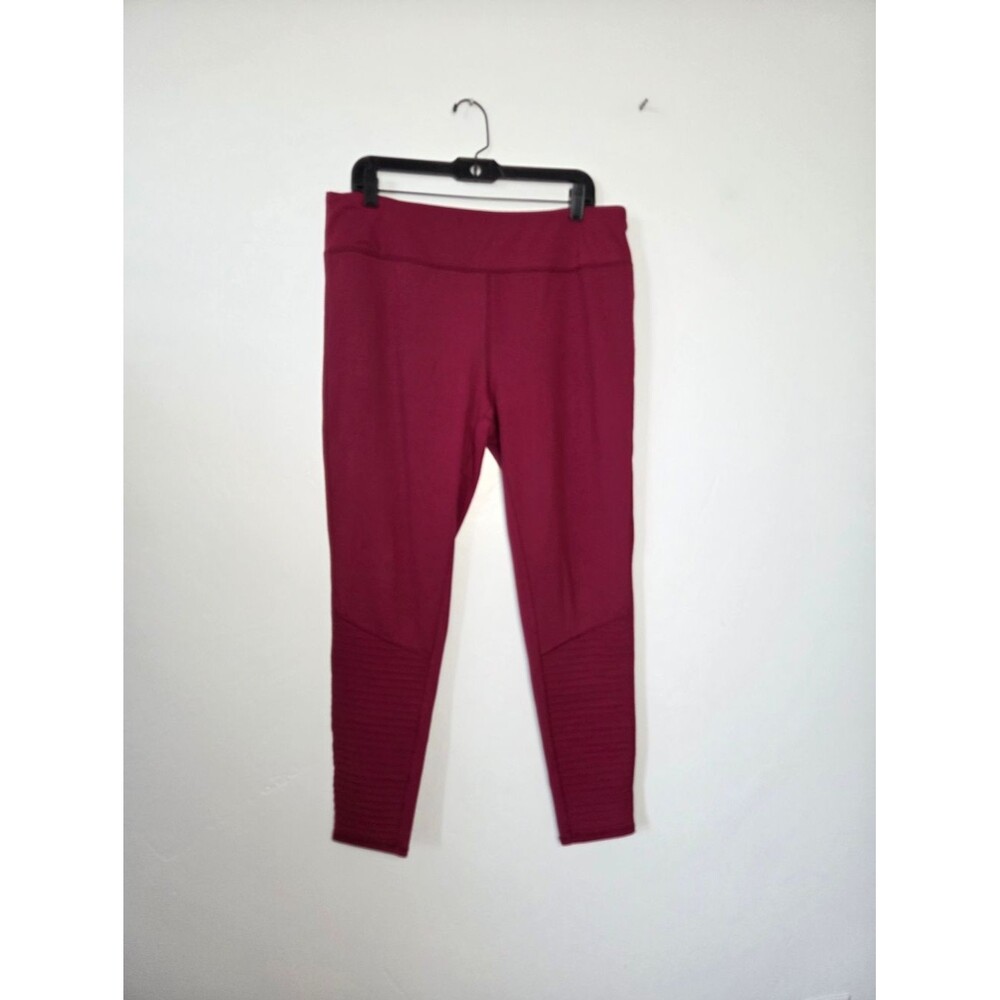 Threads 4 Thought ReActive Leggings Athletic Sustainable Eco Friendly Red 1X